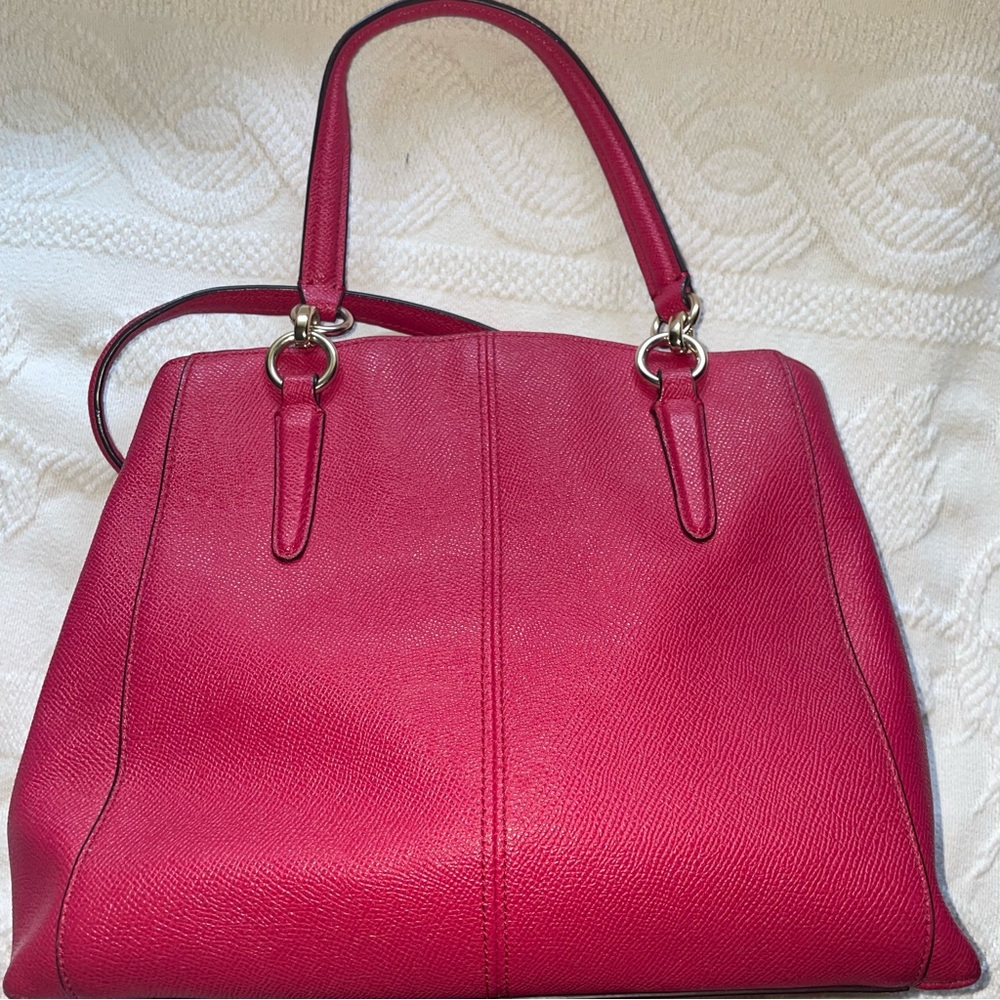 Coach Pink Shoulder Bag with Crossbody Strap - Picture 12 of 15